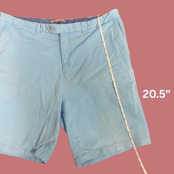 Bugatchi Sky Blue Stretch Cotton Shorts Size 38 - Picture 4 of 8